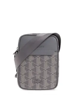 Lacoste geometric-pattern messenger bag 31640734