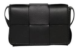 Bottega Veneta Сумка через плечо из телячьей кожи, женская, черная 618793vb1k01229