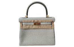 Hermes Сумка Kelly Togo из телячьей кожи, женская, ледяной кристалл, серый h044624cc0w