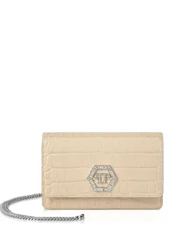 Philipp Plein crystal-embellished crossbody bag 30978303