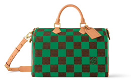 Louis Vuitton Сумка Speedy 40 Bandoulière Damier Pop Green n40579