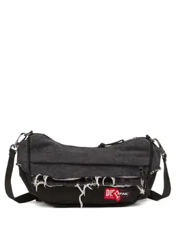 Diesel x Eastpak frayed denim shoulder bag 31606901