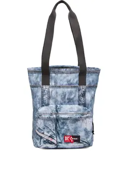 Diesel x Eastpak denim trompe-l'oeil tote bag 31606903