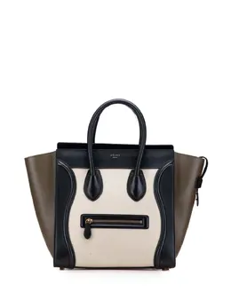 Celine 2014 Mini Tricolor Calfskin Luggage Tote handbag 31831880