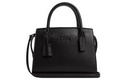 Coach Сумка через плечо ANDREA CARRYALL из телячьей кожи, черная, с рисунком «трубы» cp081-jiblk