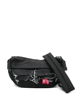 Eastpak x Diesel frayed denim shoulder bag 31791468