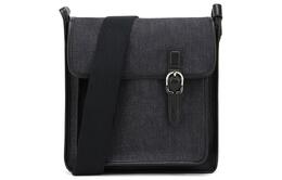 Longchamp Сумка через плечо из хлопка, унисекс, черная 10236heg006