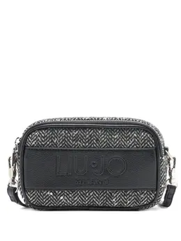 Liu Jo mini sequin-embellished herringbone cross-body bag 31677410