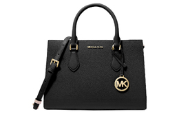 Сумка-портфель Michael Kors MK Sheila Medium из искусственной сафьяновой кожи 35s3g6hs2l-0001