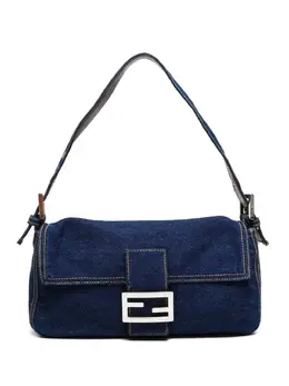Fendi 2000-2015 Mamma denim shoulder bag 31910735