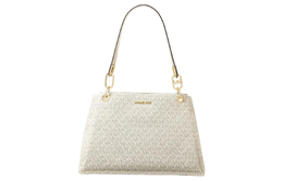 Michael Kors Сумка из холста, женская, через плечо, ванильно-белая 35h1g9tl9b-lt crm multi