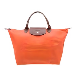 Longchamp Сумка-мешок Le Pliage из искусственной парусины с кожаной отделкой, женская, среднего размера, оранжевого цвета 1623089p85 | orange
