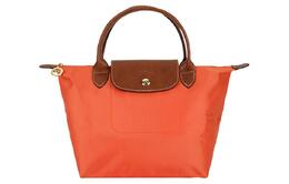 Longchamp Сумка-мессенджеры Le Pliage из полиамидного холста с кожаной сумкой-пельменем, маленькая, оранжевая 1621089p85 | orange