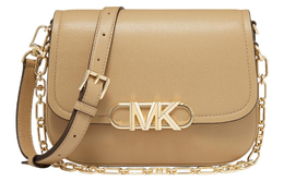 Сумка PARKER из коровьей кожи, сумка через плечо, женская, среднего размера, цвета верблюжьей шерсти Michael Kors, Camel 30f2g7pc5l-222 | camel