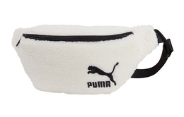 Puma Сумка через плечо из флиса Sherpa Polar Bag, поясная сумка, стандартная, унисекс, белая 079043-02