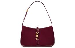 Saint Laurent LE5A7 Сумка-хобо из лакированной кожи, сумка-седло, женская сумка через плечо, темно-бордовая 657228-b870w-6413