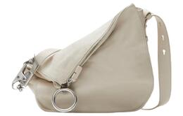 Burberry Сумка через плечо из телячьей кожи, женская, серо-белая 80816761