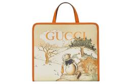 Gucci Холщовая сумка, детская, кремового и бежевого цветов 605614-facna-8445