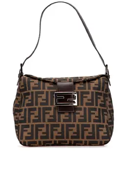 Fendi 2000-2010 Zucca Canvas Double Flap Mamma shoulder bag 31939625