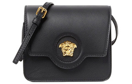Versace Сумка через плечо из коровьей кожи, женская, черная 1003017-dvit2t-1b00v