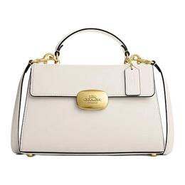 Coach Сумка Eliza из коровьей кожи, сумка через плечо, женская сумка-туба, мелово-белая cp006-imchk