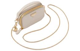 Prada Мини-клатч из лакированной кожи, женский, цвета слоновой кости 1nr025_069_f0304