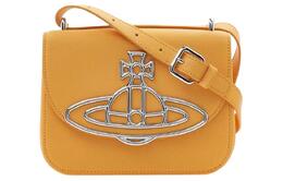 Vivienne Westwood Женская кожаная сумка через плечо, желтого цвета 43040069l001ne401