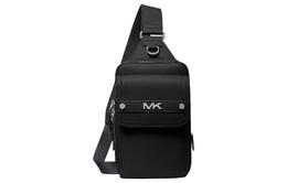 Michael Kors Сумка-слинг из коровьей кожи, поясная сумка, сумка через плечо, сумка через плечо, мужская, среднего размера, черная 33r4lvac6l-black