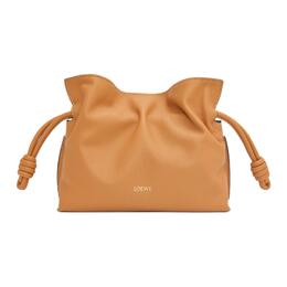 Loewe Сумка Flamenco из коровьей кожи наппа, сумка через плечо, мини-клатч, женская, теплого песочно-желтого цвета a411fc2x73-2586