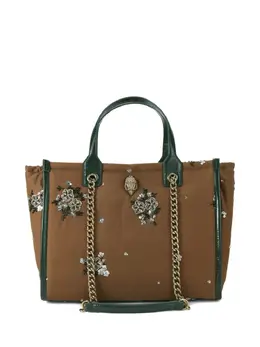 Kurt Geiger London Hoxton beaded floral tote bag 31896334