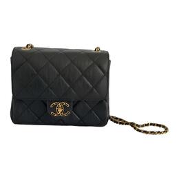 Chanel Сумка-кроссбоди, женская, черная, из коровьей кожи, ранняя весна, 22 цента as2981-b07265-94305