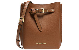 Michael Kors Сумка Emilia из коровьей кожи, сумка через плечо, женская, Trumpets, коричневого цвета 35s1gu5m1t-230