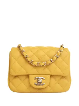Chanel 2018 Mini Square Classic Caviar Single Flap crossbody bag 31943368