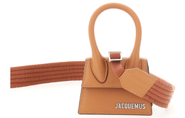 Jacquemus Женская кожаная сумка через плечо, мини, желто-коричневая 216ba01-216 307810