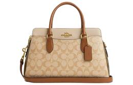 Coach Сумка через плечо Darcie Canvas, женская, светло-хаки, большого размера cs554-imwq4