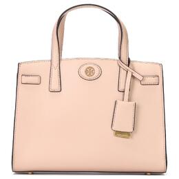 Tory Burch Сумка Robinson Litchi Grain Leather, сумка через плечо, маленькая женская, розовая 143194-927 | pink
