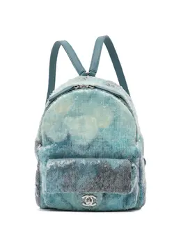 Chanel 2018 Mini Sequins and Lambskin Waterfall backpack 29578525
