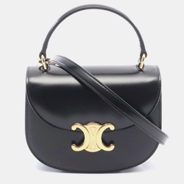 Celine Besace Mini Black Leather Shoulder Bag 1207444