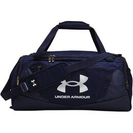 Under Armour Сумка через плечо из полиэстера, дорожная сумка, небольшого размера, унисекс, темно-синий, металлик, серебристый 1369222-410 | midnight marine & metallic silver