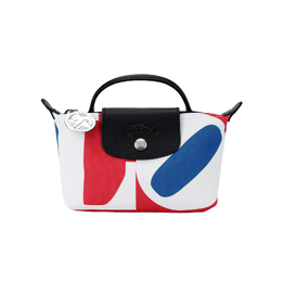 Longchamp Сумка-мешок из ткани ROBERT INDIANA, белая, женская, мини 34175bba007 | white