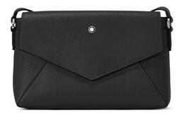 Montblanc Сумка через плечо из коровьей кожи, классическая мужская, черная mb198111