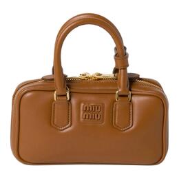 Сумка через плечо Arcadie Series из кожи, женская, цвет "Connyk Brandy" Miu Miu 5bp088_2cr3_f0046_v_ooo