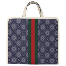 Gucci Сумка-шоппер из денима, синяя, детская 605614-fac38-4050