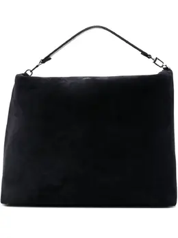 Toteme bevel suede shoulder bag 30926095