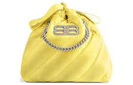 Balenciaga Сумка CRUSH из телячьей кожи, через плечо, очень маленькая, женская, желтая 7817962aa1u3504
