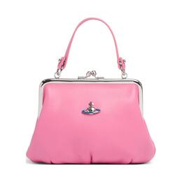 Vivienne Westwood Женская сумка-кошелек из кожи наппа в стиле бабушки, розовая 4304008bul001lpink