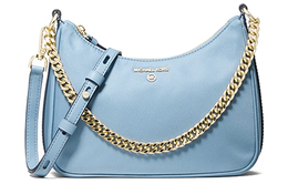 Michael Kors Сумка Jet Set Charm из нейлоновой ткани, через плечо, средняя, женская, светло-голубая 32f1gt9c8c-464