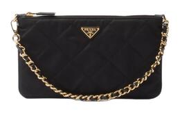 Prada Тканевый клатч женский черный 1ni054_2aos_f0002