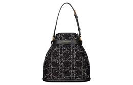 Сумка C'est Christian Dior Tweed Handbag, сумка через плечо женская, черная m2271utkv-m911