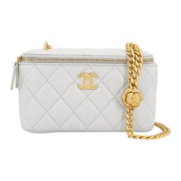 Chanel Сумка через плечо из овчины, женская, светло-голубая ap3301-b10702-nn268